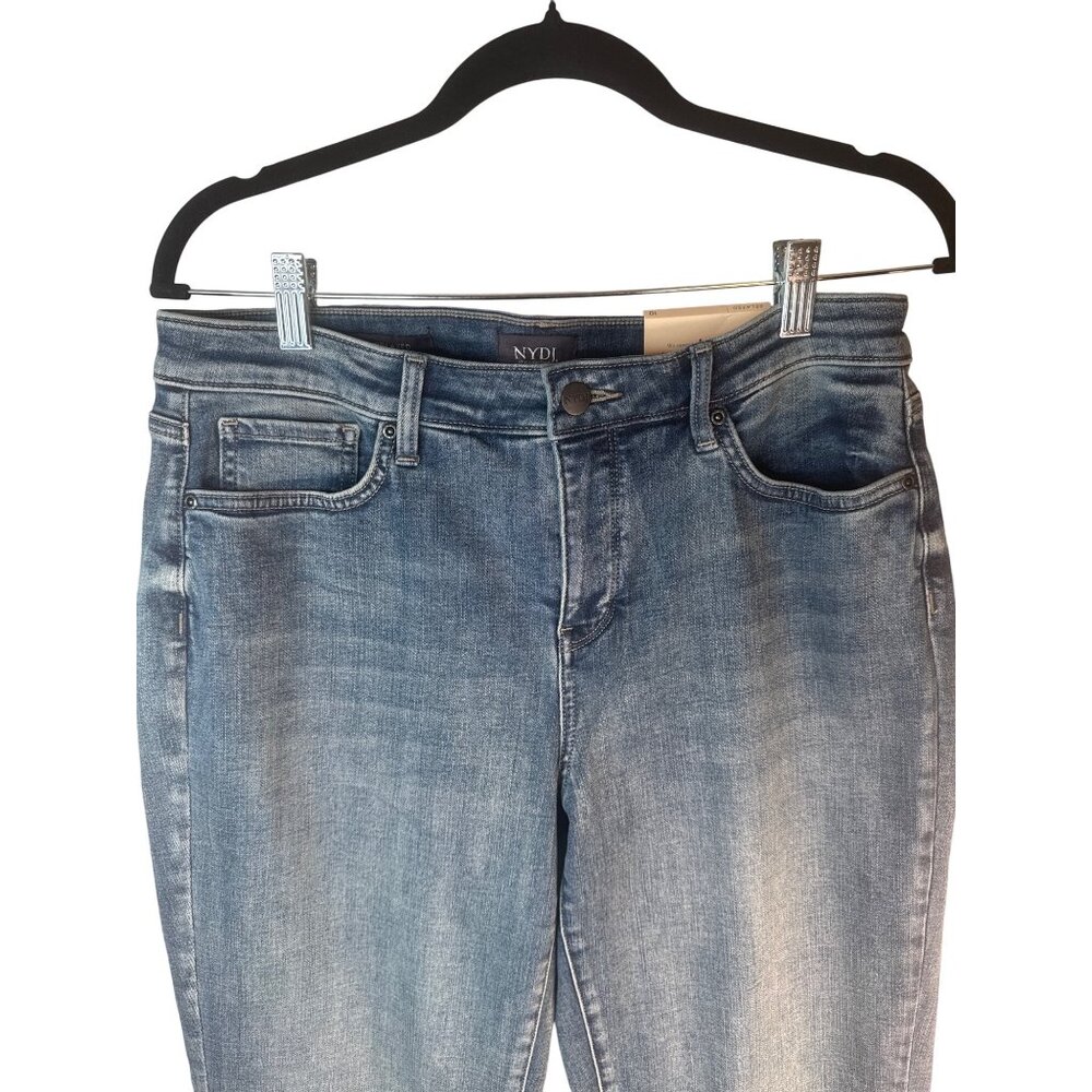 NYDJ Emma Relaxed Fit Size 10 Jeans Lift Tuck Technology Medium Wash NEW - Picture 5 of 14
